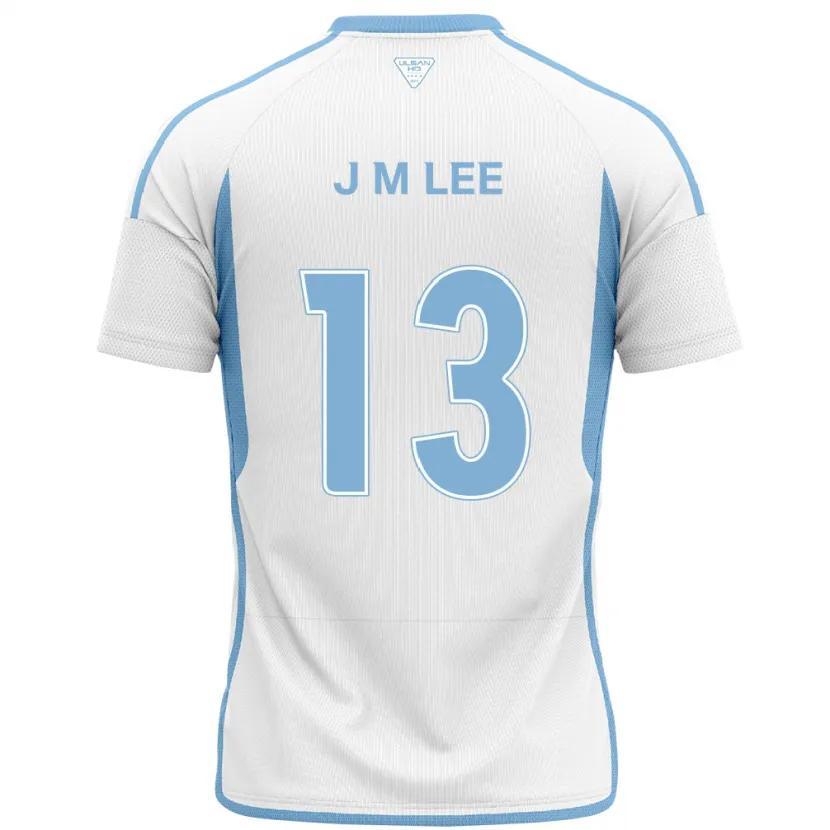 Danxen Dames Myung-Jae Lee #13 Wit Blauw Uitshirt Uittenue 2024/25 T-Shirt