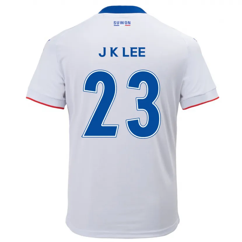 Danxen Dames Ki-Je Lee #23 Wit Blauw Uitshirt Uittenue 2024/25 T-Shirt