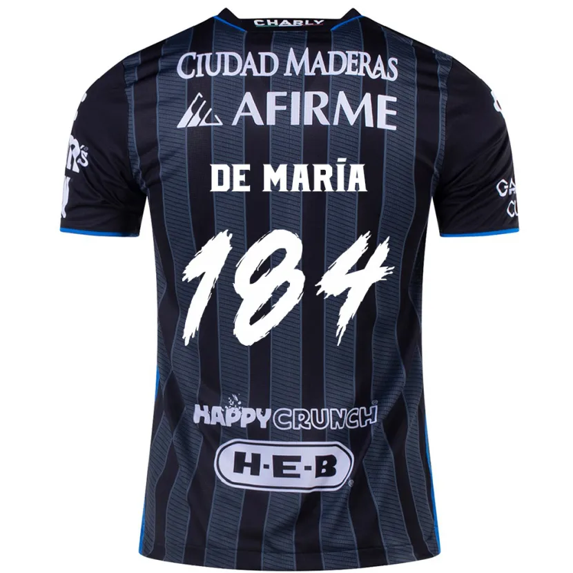 Danxen Dames Antonio De María Y Campos #184 Wit Zwart Uitshirt Uittenue 2024/25 T-Shirt