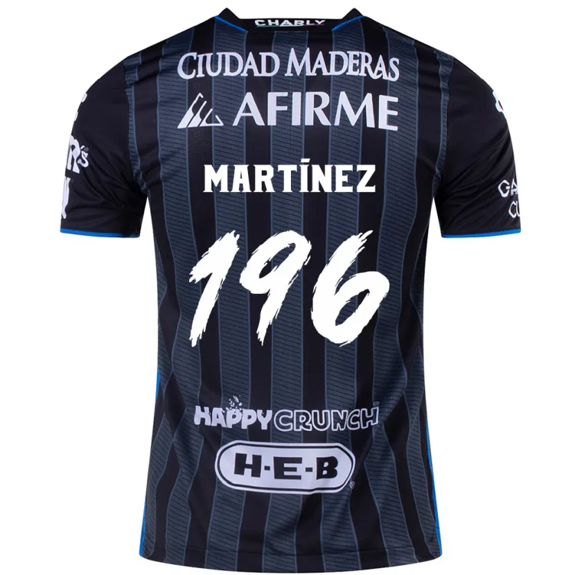 Danxen Dames Diego Martínez #196 Wit Zwart Uitshirt Uittenue 2024/25 T-Shirt