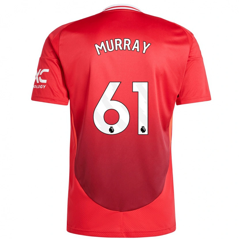 Danxen Kinderen Sam Murray #61 Felrood Thuisshirt Thuistenue 2024/25 T-Shirt