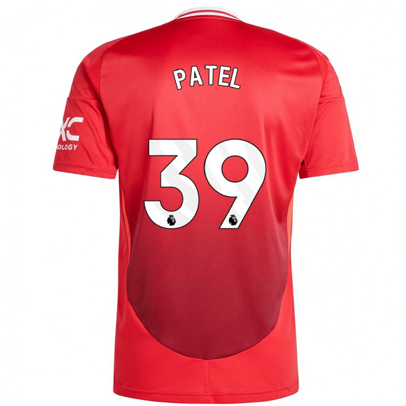 Danxen Kinderen Safia Middleton-Patel #39 Felrood Thuisshirt Thuistenue 2024/25 T-Shirt