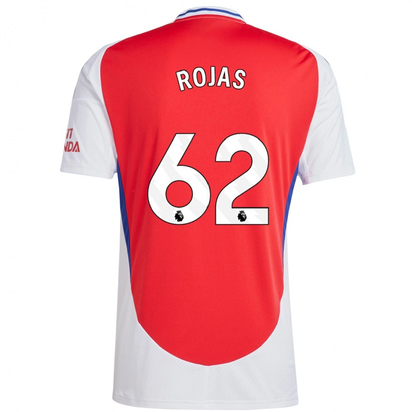 Danxen Kinderen Alexei Rojas #62 Rood Wit Thuisshirt Thuistenue 2024/25 T-Shirt