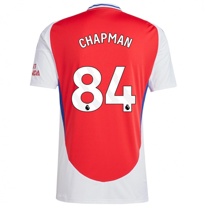 Danxen Kinderen Samuel Chapman #84 Rood Wit Thuisshirt Thuistenue 2024/25 T-Shirt