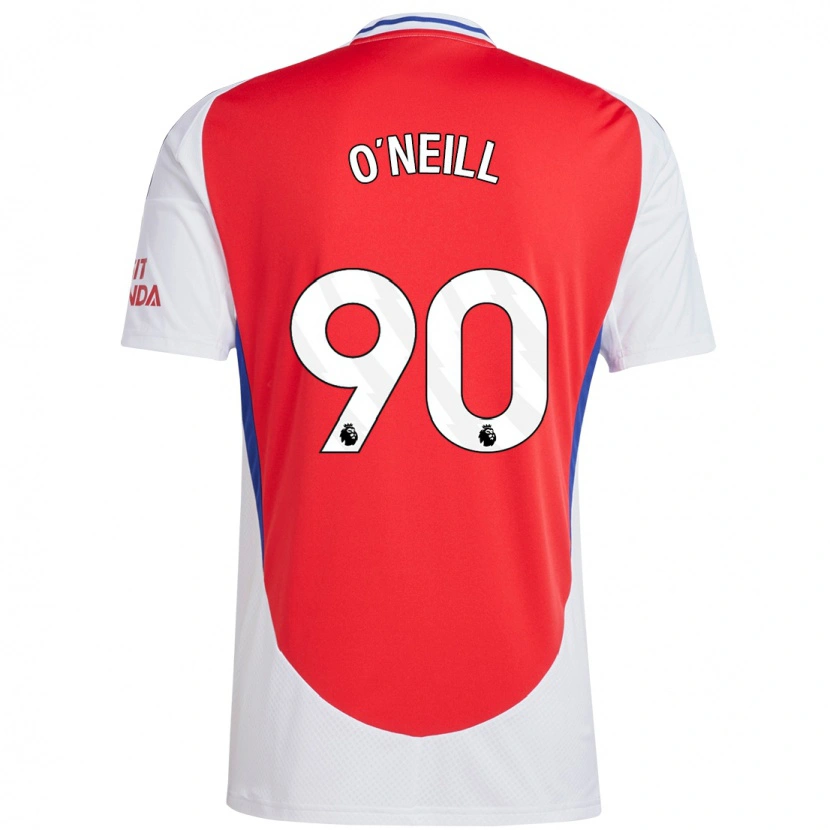 Danxen Kinderen Ceadach O'neill #90 Rood Wit Thuisshirt Thuistenue 2024/25 T-Shirt