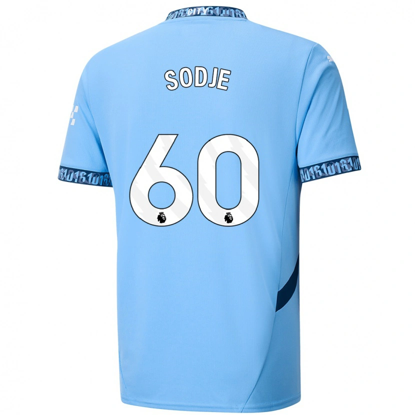 Danxen Kinderen Tai Sodje #60 Marineblauw Thuisshirt Thuistenue 2024/25 T-Shirt