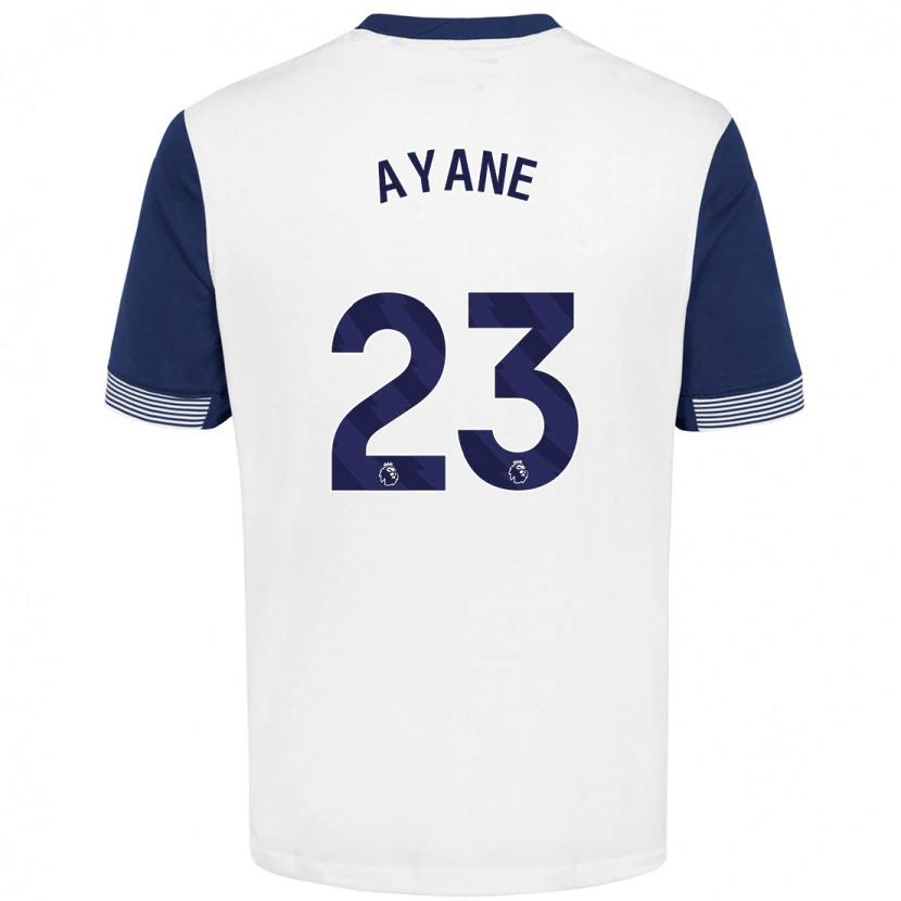 Danxen Kinderen Rosella Ayane #23 Wit Blauw Thuisshirt Thuistenue 2024/25 T-Shirt