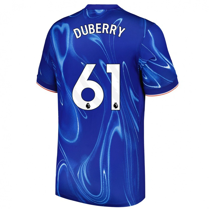 Danxen Kinderen Zain Silcott-Duberry #61 Blauw Wit Thuisshirt Thuistenue 2024/25 T-Shirt