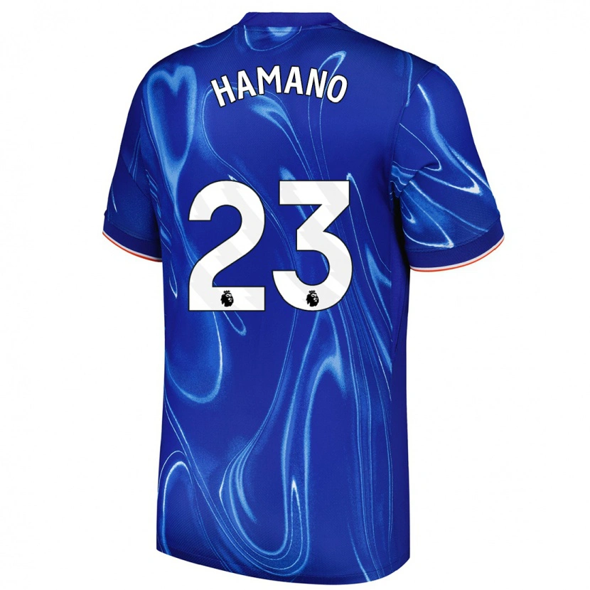 Danxen Kinderen Maika Hamano #23 Blauw Wit Thuisshirt Thuistenue 2024/25 T-Shirt