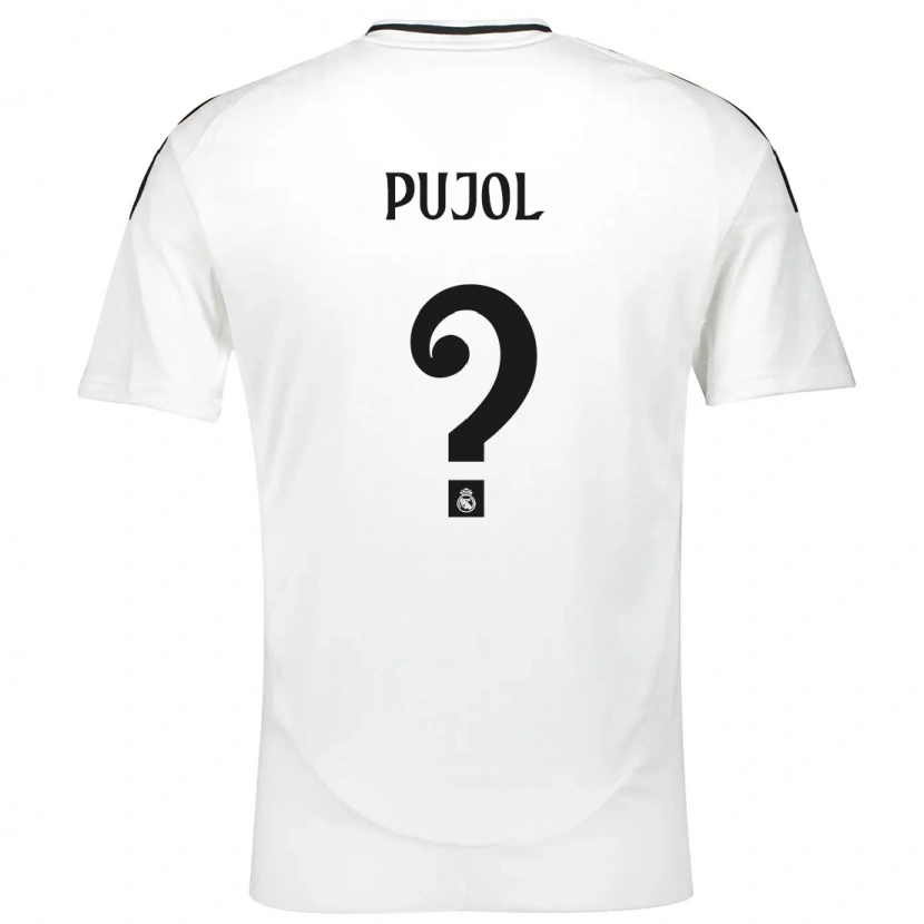 Danxen Kinderen Edgar Pujol #0 Wit Thuisshirt Thuistenue 2024/25 T-Shirt