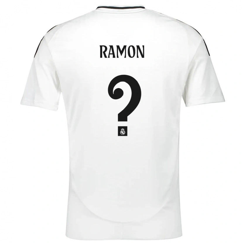 Danxen Kinderen Jacobo Ramón #0 Wit Thuisshirt Thuistenue 2024/25 T-Shirt