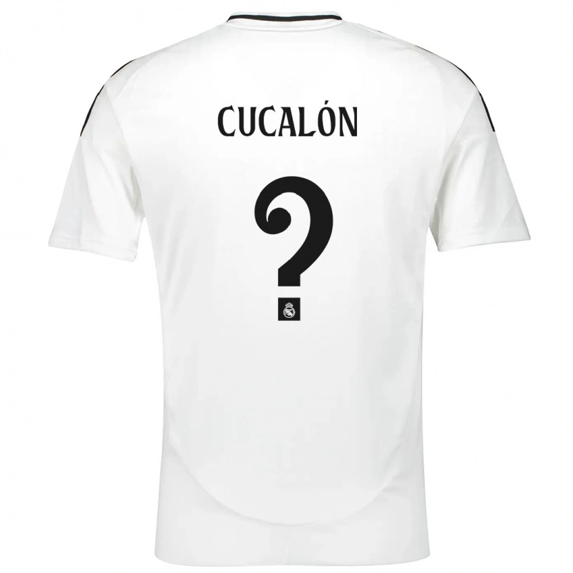 Danxen Kinderen Marc Cucalón #0 Wit Thuisshirt Thuistenue 2024/25 T-Shirt