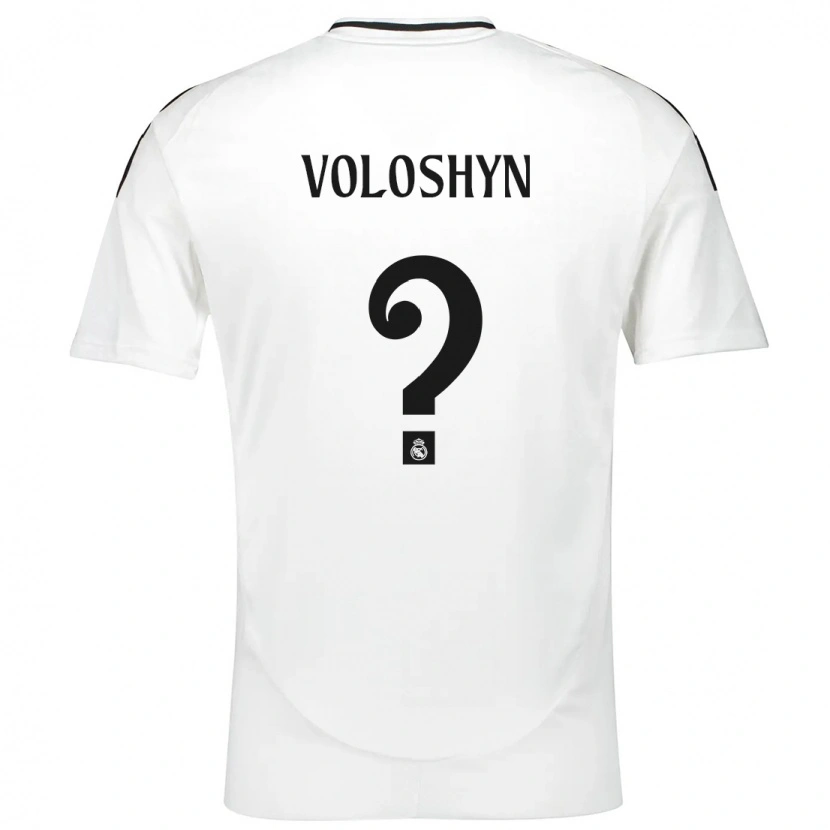 Danxen Kinderen Ilya Voloshyn #0 Wit Thuisshirt Thuistenue 2024/25 T-Shirt