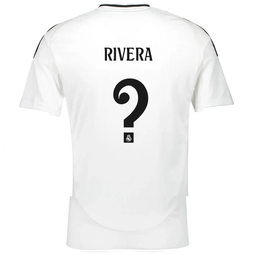 Danxen Kinderen Pol Rivera #0 Wit Thuisshirt Thuistenue 2024/25 T-Shirt