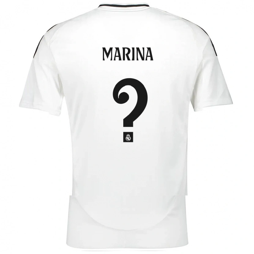 Danxen Kinderen Nacho Marina #0 Wit Thuisshirt Thuistenue 2024/25 T-Shirt