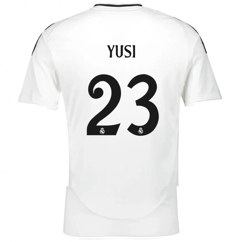 Danxen Kinderen Youssef Enríquez #23 Wit Thuisshirt Thuistenue 2024/25 T-Shirt