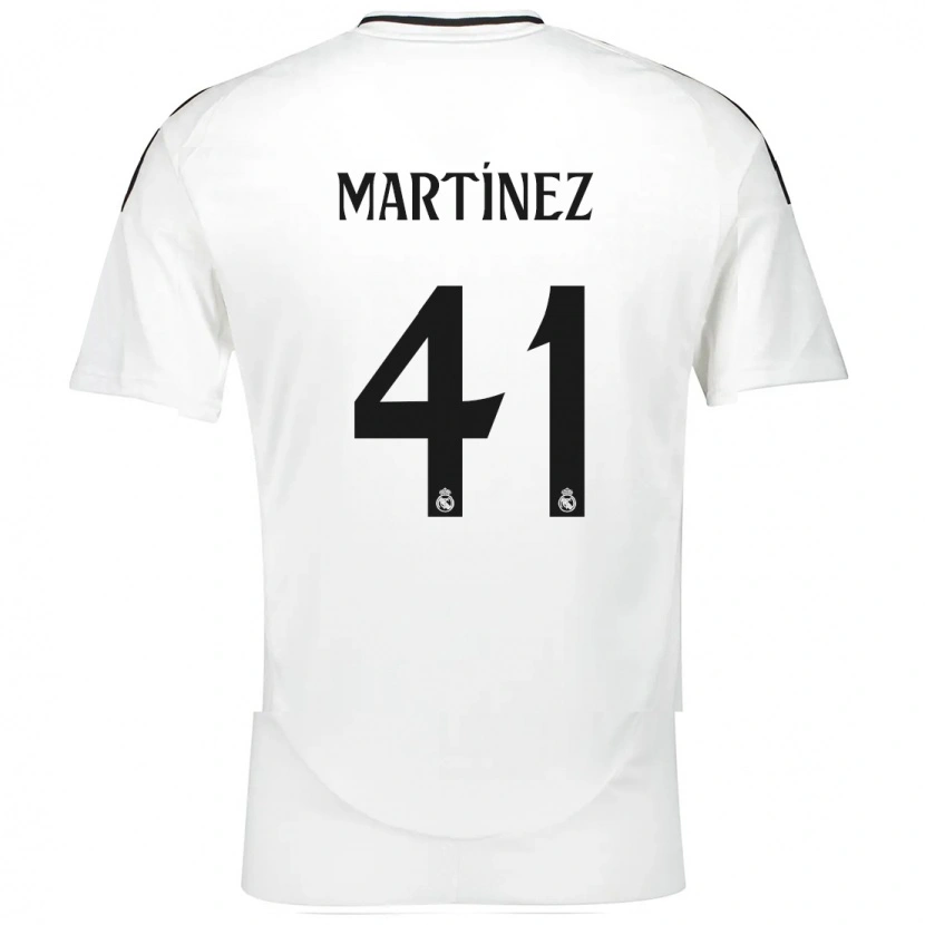 Danxen Kinderen Joan Martínez #41 Wit Thuisshirt Thuistenue 2024/25 T-Shirt