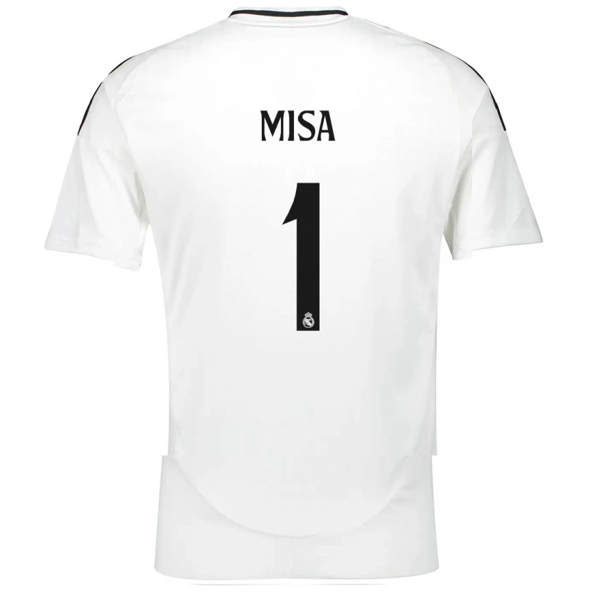 Danxen Kinderen Misa Rodríguez #1 Wit Thuisshirt Thuistenue 2024/25 T-Shirt