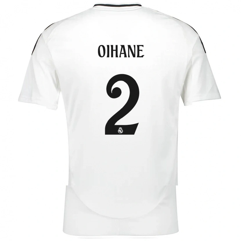 Danxen Kinderen Oihane Hernández #2 Wit Thuisshirt Thuistenue 2024/25 T-Shirt