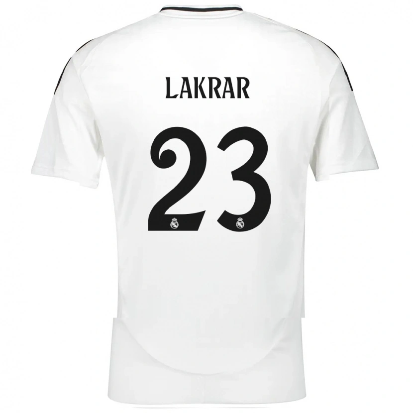 Danxen Kinderen Maëlle Lakrar #23 Wit Thuisshirt Thuistenue 2024/25 T-Shirt