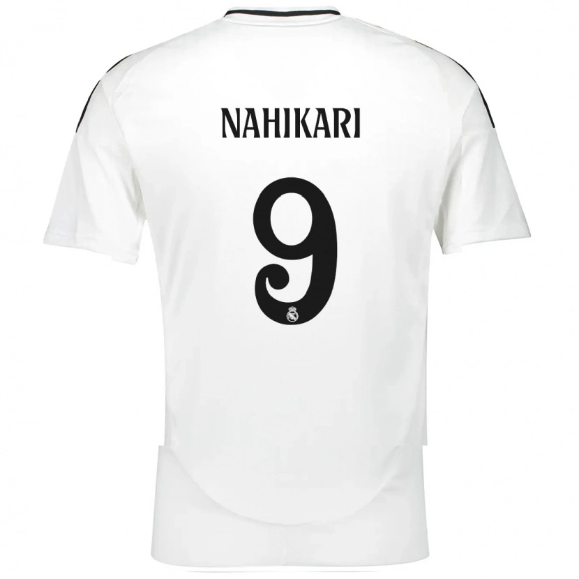 Danxen Kinderen Nahikari Garcia #9 Wit Thuisshirt Thuistenue 2024/25 T-Shirt