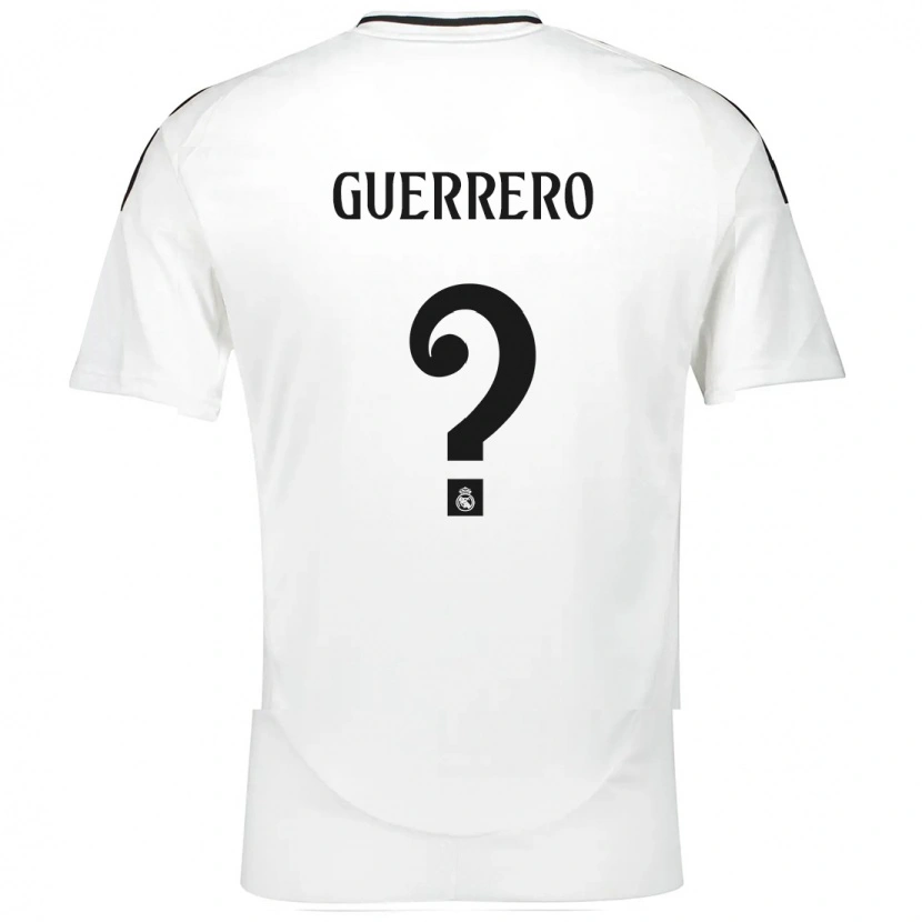 Danxen Kinderen Julen Guerrero #0 Wit Thuisshirt Thuistenue 2024/25 T-Shirt