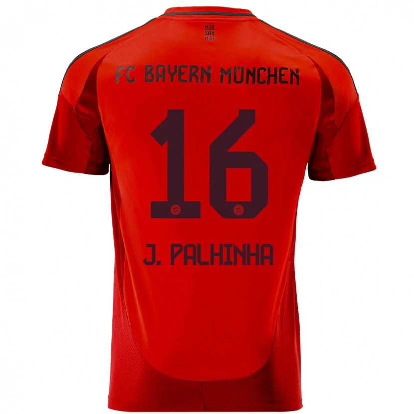 Danxen Kinderen João Palhinha #16 Rood Thuisshirt Thuistenue 2024/25 T-Shirt