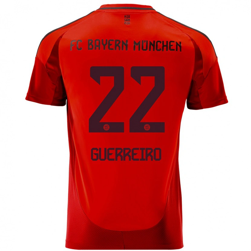 Danxen Kinderen Raphaël Guerreiro #22 Rood Thuisshirt Thuistenue 2024/25 T-Shirt