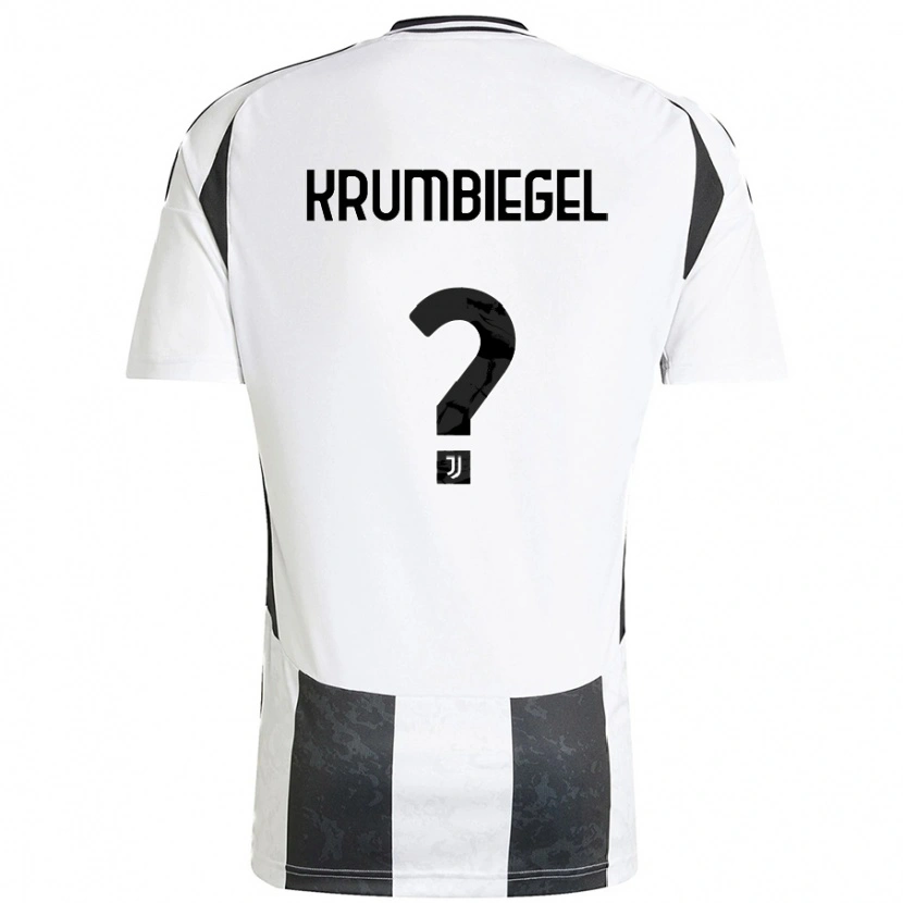 Danxen Kinderen Paulina Krumbiegel #0 Wit Zwart Thuisshirt Thuistenue 2024/25 T-Shirt