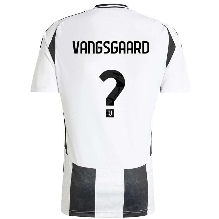 Danxen Kinderen Amalie Vangsgaard #0 Wit Zwart Thuisshirt Thuistenue 2024/25 T-Shirt