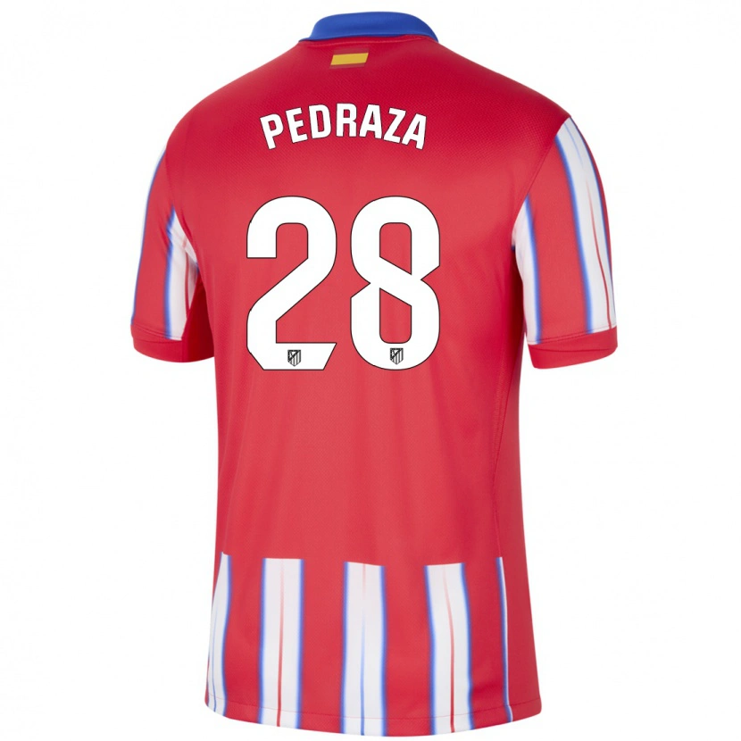 Danxen Kinderen Alfredo Pedraza #28 Rood Wit Blauw Thuisshirt Thuistenue 2024/25 T-Shirt