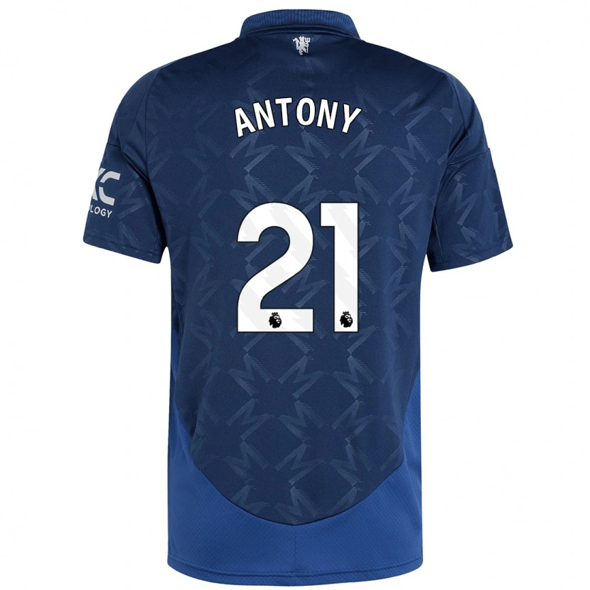 Danxen Kinderen Antony #21 Indigo Uitshirt Uittenue 2024/25 T-Shirt