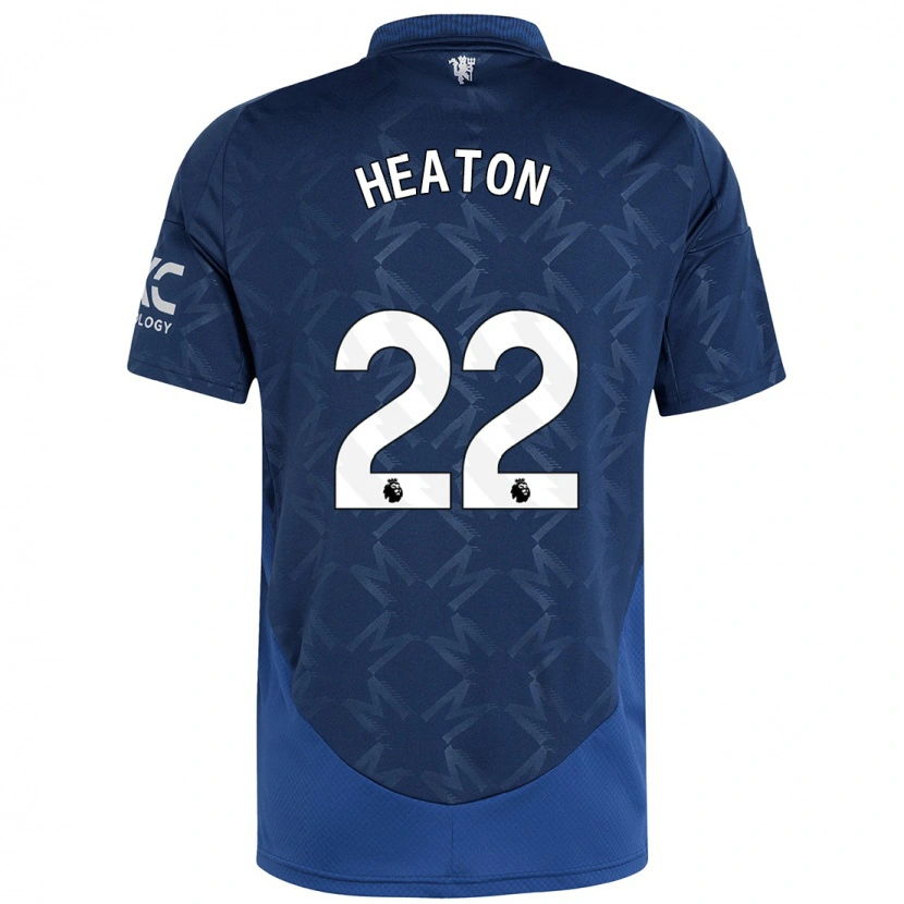 Danxen Kinderen Tom Heaton #22 Indigo Uitshirt Uittenue 2024/25 T-Shirt