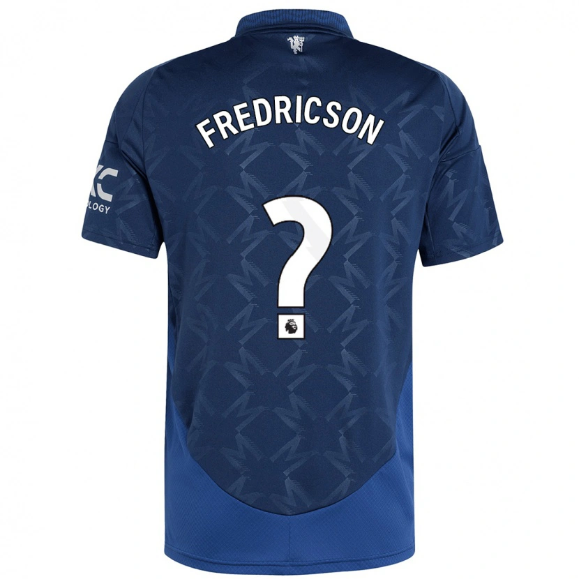 Danxen Kinderen Tyler Fredricson #0 Indigo Uitshirt Uittenue 2024/25 T-Shirt