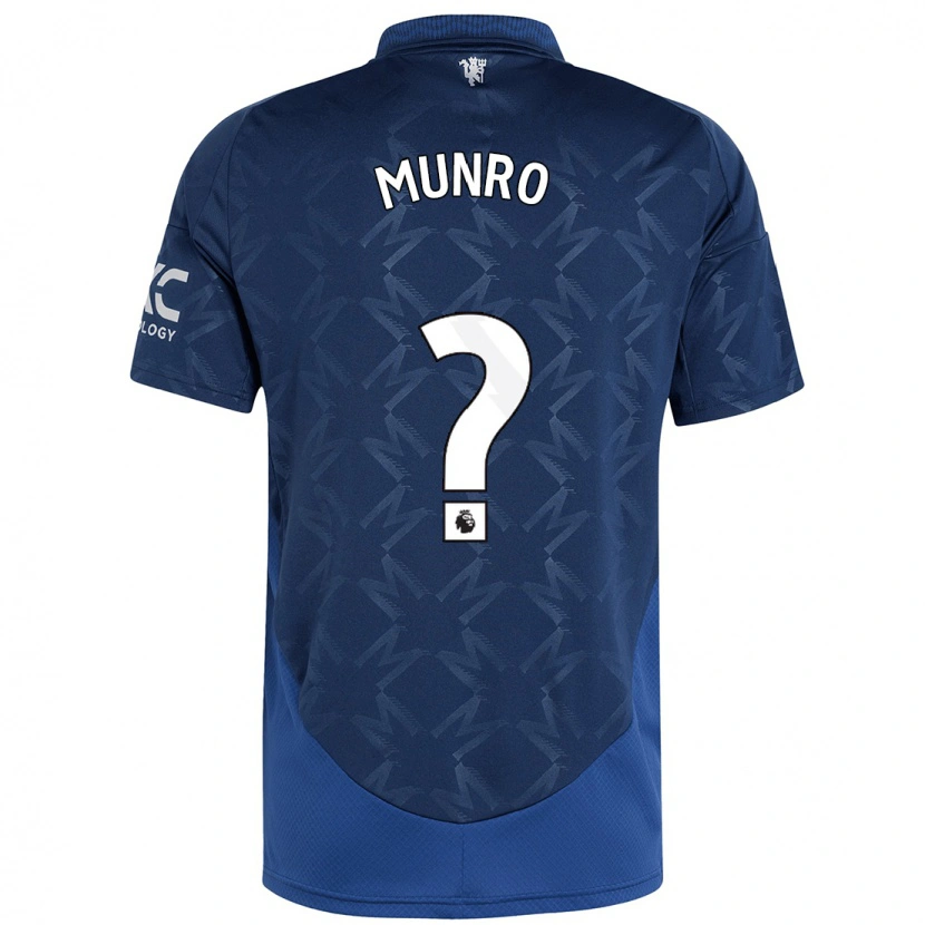 Danxen Kinderen Reece Munro #0 Indigo Uitshirt Uittenue 2024/25 T-Shirt