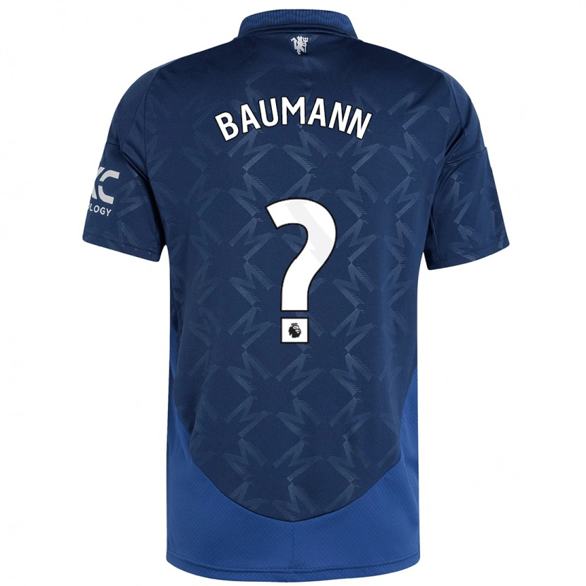 Danxen Kinderen Zach Baumann #0 Indigo Uitshirt Uittenue 2024/25 T-Shirt