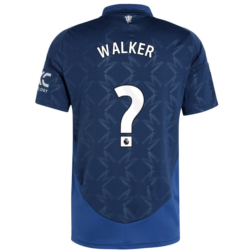 Danxen Kinderen Alfie Walker #0 Indigo Uitshirt Uittenue 2024/25 T-Shirt