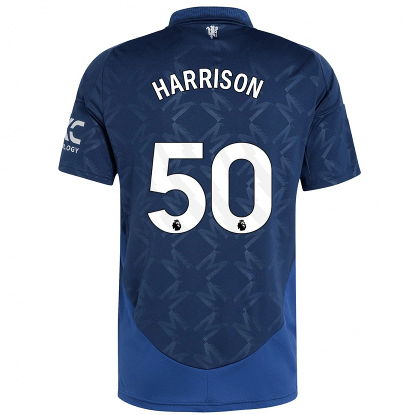 Danxen Kinderen Elyh Harrison #50 Indigo Uitshirt Uittenue 2024/25 T-Shirt