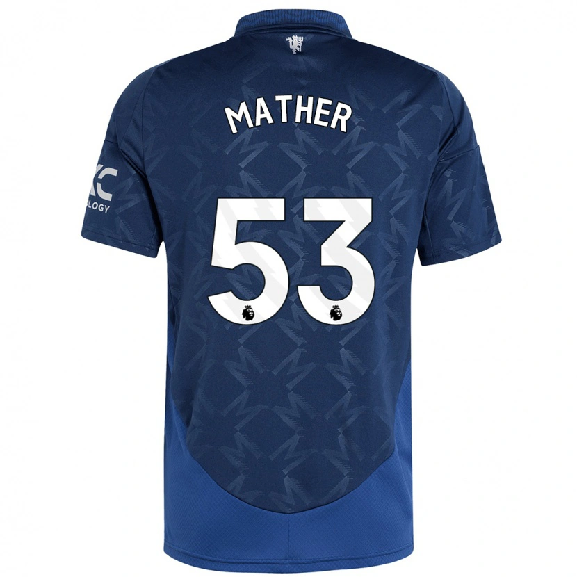 Danxen Kinderen Sam Mather #53 Indigo Uitshirt Uittenue 2024/25 T-Shirt