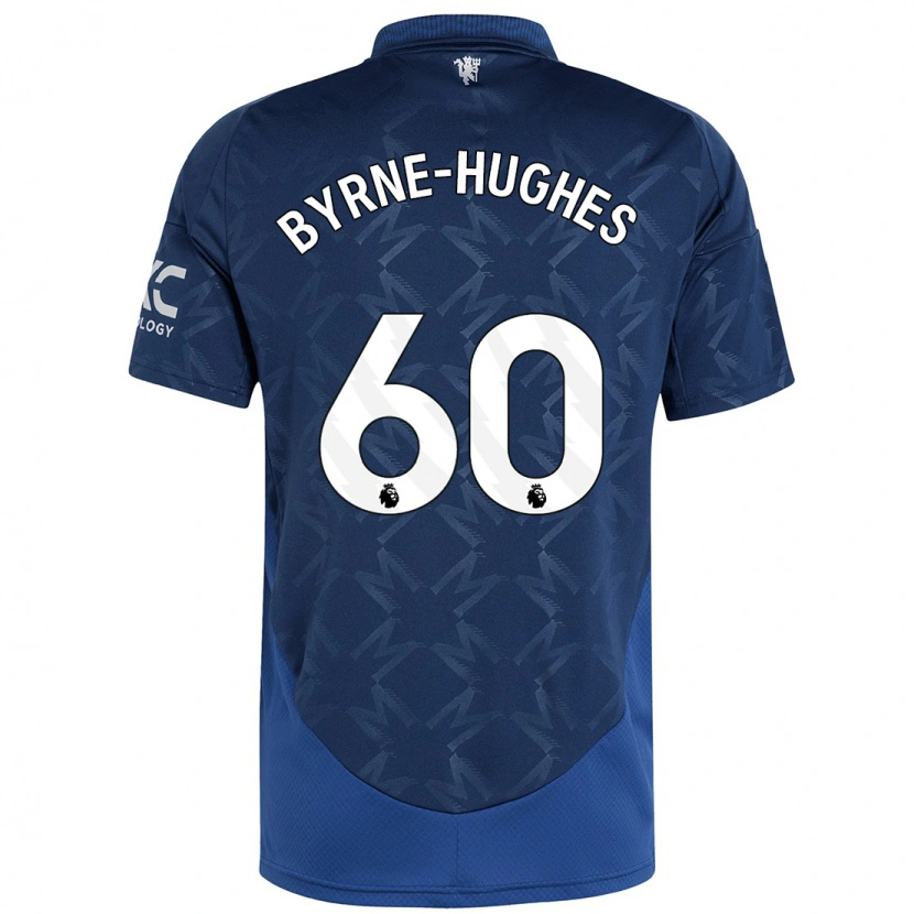 Danxen Kinderen Cameron Byrne-Hughes #60 Indigo Uitshirt Uittenue 2024/25 T-Shirt