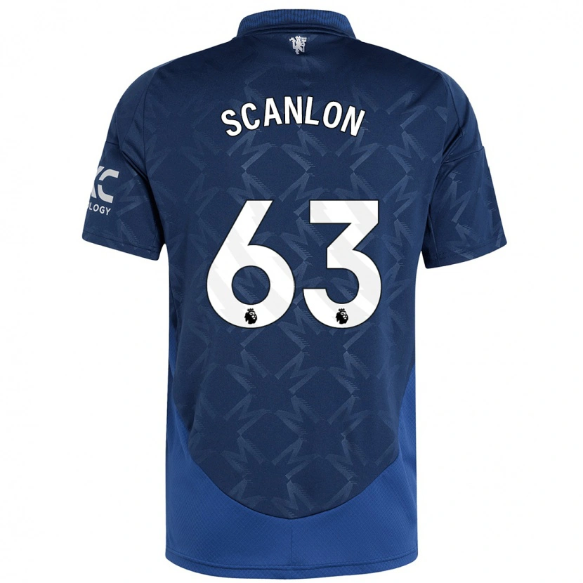 Danxen Kinderen James Scanlon #63 Indigo Uitshirt Uittenue 2024/25 T-Shirt