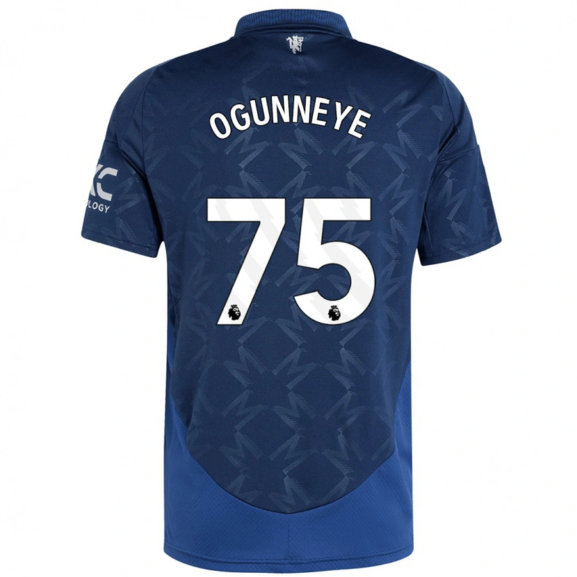 Danxen Kinderen Habeeb Ogunneye #75 Indigo Uitshirt Uittenue 2024/25 T-Shirt