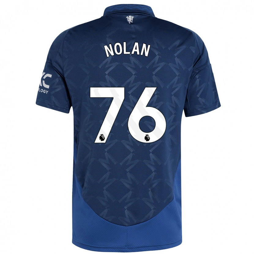 Danxen Kinderen James Nolan #76 Indigo Uitshirt Uittenue 2024/25 T-Shirt