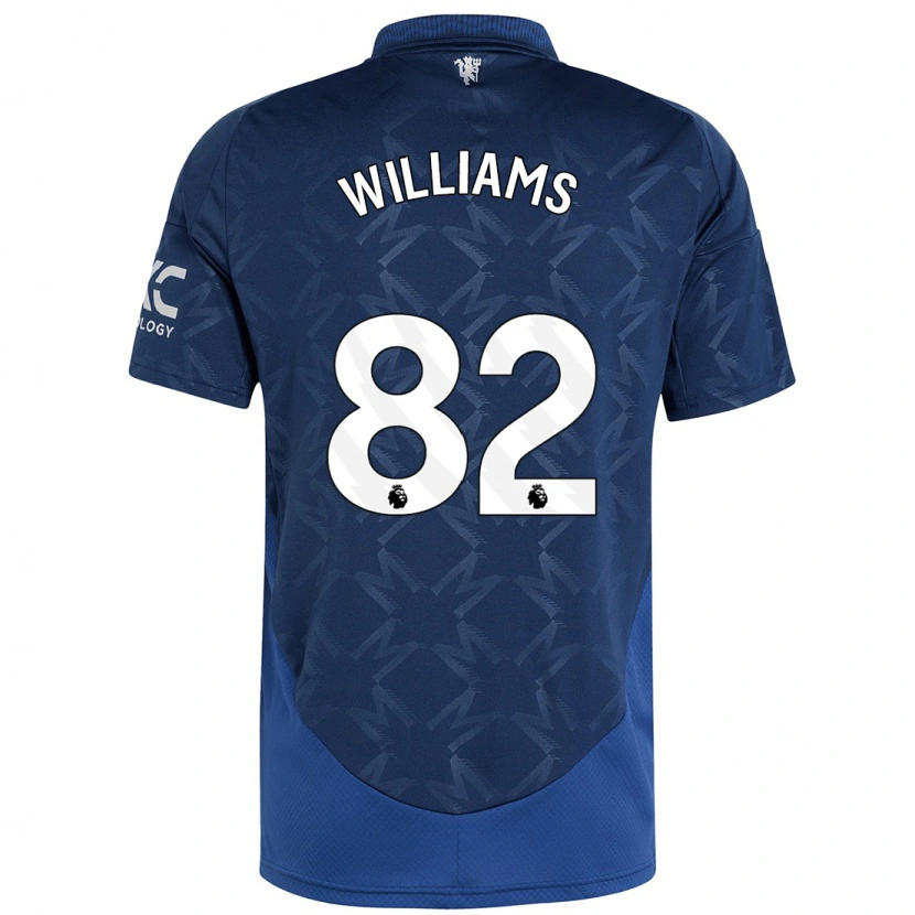 Danxen Kinderen Ethan Williams #82 Indigo Uitshirt Uittenue 2024/25 T-Shirt