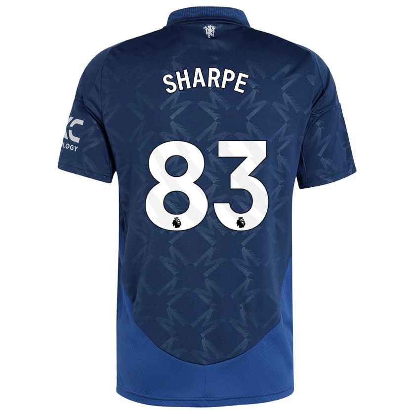 Danxen Kinderen Malachi Sharpe #83 Indigo Uitshirt Uittenue 2024/25 T-Shirt