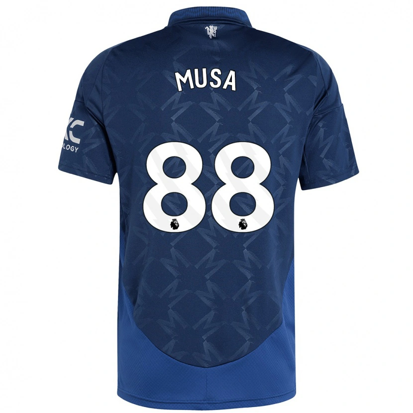 Danxen Kinderen Victor Musa #88 Indigo Uitshirt Uittenue 2024/25 T-Shirt