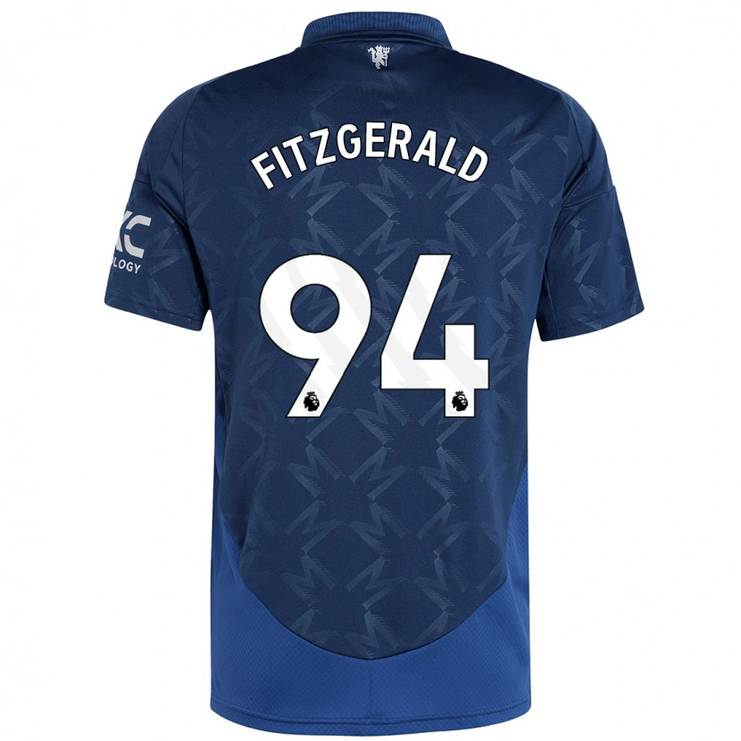 Danxen Kinderen Jayce Fitzgerald #94 Indigo Uitshirt Uittenue 2024/25 T-Shirt