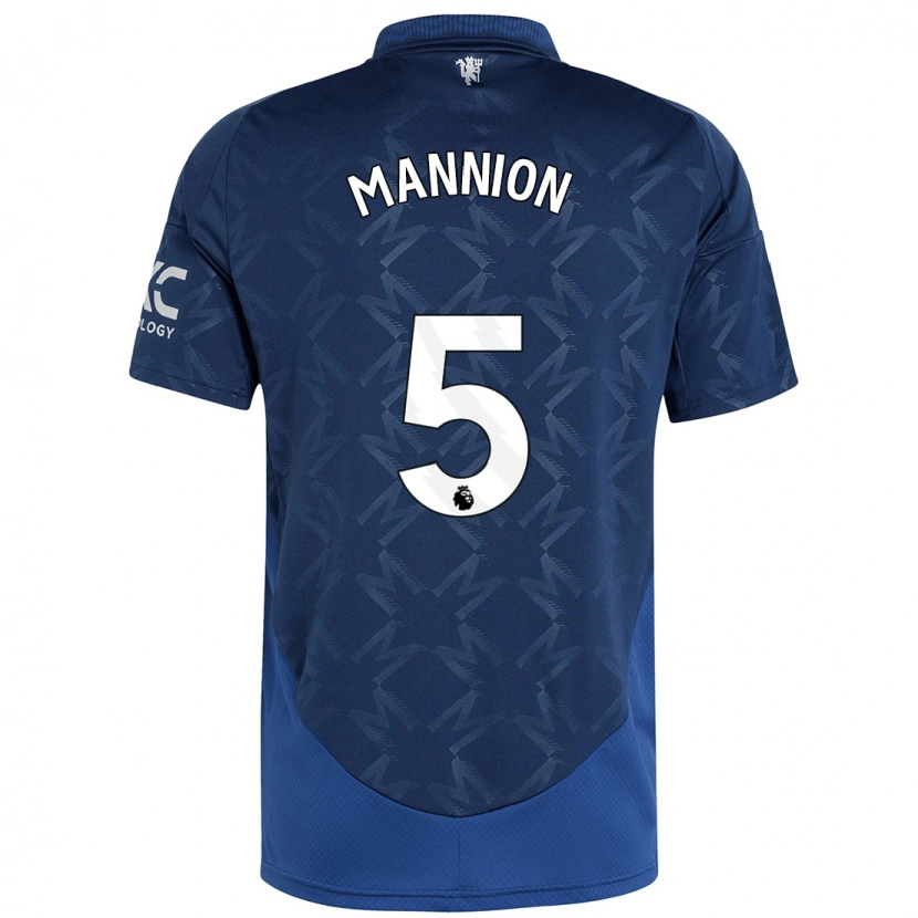 Danxen Kinderen Aoife Mannion #5 Indigo Uitshirt Uittenue 2024/25 T-Shirt