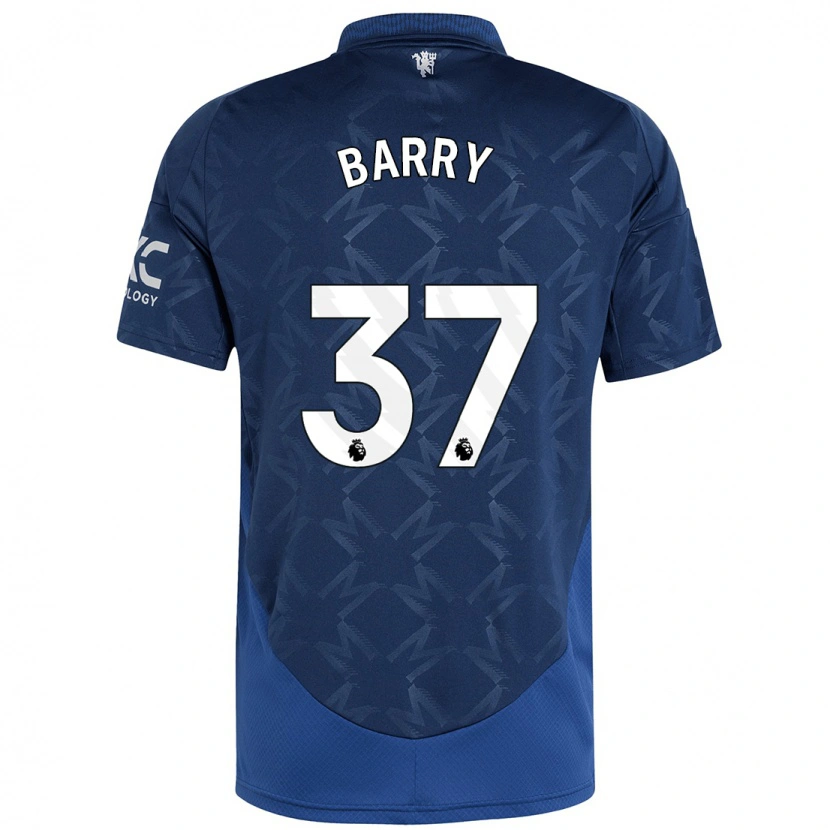 Danxen Kinderen Keira Barry #37 Indigo Uitshirt Uittenue 2024/25 T-Shirt