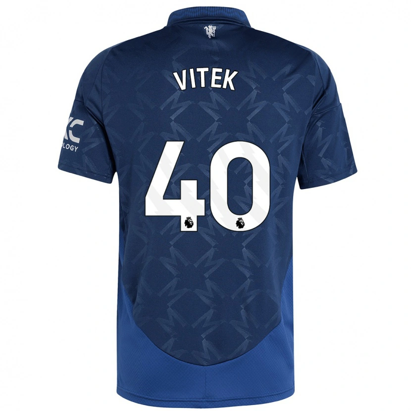 Danxen Kinderen Radek Vitek #40 Indigo Uitshirt Uittenue 2024/25 T-Shirt